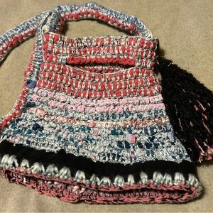 Handcrafted Multicolor Crochet Bag